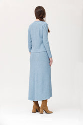 Falda Farda1 punto de canalé melange